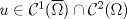 TEX: $u\in \mathcal{C}^1(\overline{\Omega})\cap \mathcal{C}^2(\Omega)$