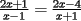 TEX: $<br />\frac{{2x + 1}}<br />{{x - 1}} = \frac{{2x - 4}}<br />{{x + 1}}<br />$