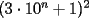 TEX: $(3\cdot 10^n+1)^2$