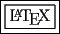 TEX: $\fbox{\fbox{\LaTeX}}$