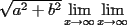 TEX: $\sqrt {a^2  + b^2 } \mathop {\lim }\limits_{x \to \infty } \mathop {\lim }\limits_{x \to \infty }$