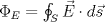 TEX: ${\Phi}_E=\oint_{S} \vec E\cdot d\vec s$