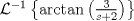 TEX: $\mathcal{L}^{ - 1} \left\{ {\arctan \left( {\frac{3}<br />{{s + 2}}} \right)} \right\}$