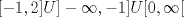 TEX: $[-1,2]U]-\infty,-1]U [0,\infty[$