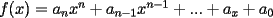 TEX: $f(x)=a_nx^n+a_{n-1}x^{n-1}+...+a_x+a_0$