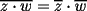 TEX: $\overline{z\cdot w}=\overline{z}\cdot\overline{w}$