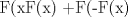 TEX: F(xF(x) +F(-F(x)