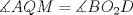 TEX: $\measuredangle AQM=\measuredangle BO_{2}D$