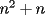 TEX: $n^2+n$