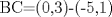 TEX: BC=(0,3)-(-5,1)