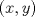 TEX: \[<br />\left( {x,y} \right)<br />\]<br />