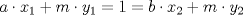 TEX: $a \cdot x_{1} + m \cdot y_{1} = 1 = b \cdot x_{2} + m \cdot y_{2}$