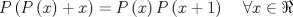 TEX: $P\left( {P\left( x \right) + x} \right) = P\left( x \right)P\left( {x + 1} \right)\;\;\;\;\forall x \in \Re $