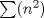 TEX: $\sum(n^2) $