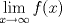 TEX: $\displaystyle\lim_{x \to \infty}f(x)$