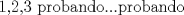 TEX: 1,2,3 probando...probando $\displaystyle\frac{x^4}{(x+2)}$