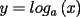 TEX: $y=log_a\left(x\right)$