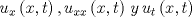 TEX: \[{u_x}\left( {x,t} \right),{u_{xx}}\left( {x,t} \right)\,y\,{u_t}\left( {x,t} \right)\]