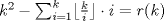 TEX: $k^2-\sum_{i=1}^k \lfloor{\frac{k}{i}}\rfloor\cdot i=r(k)$