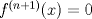 TEX: $f^{(n+1)}(x)=0$