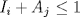 TEX: $I_i + A_j$ $\leq 1$