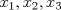 TEX: $x_1,x_2,x_3$