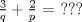 TEX: $\frac{3}{q}+ \frac{2}{p}$ = ???