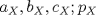 TEX: $a_{X}, b_{X}, c_{X}; p_{X}$