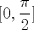 TEX: \[<br />[0,\frac{\pi }<br />{2}]<br />\]<br />