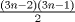 TEX: $\frac{(3n-2)(3n-1)}{2}$