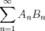 TEX: $\displaystyle \sum_{n=1}^{\infty} A_{n}B_{n}$