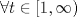 TEX: $\forall t \in [1, \infty)$