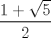 TEX: \[<br />\frac{{1 + \sqrt 5 }}<br />{2}<br />\]