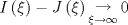 TEX: $$I\left( \xi  \right) - J\left( \xi  \right)\mathop  \to \limits_{\xi  \to \infty } 0$$