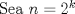 TEX: Sea $n=2^{k}$