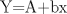 TEX: Y=A+bx