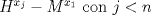 TEX: $H^{x_j}-M^{x_1}$ con $j<n$