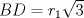 TEX: $BD=r_1\sqrt{3}$