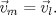 TEX: $\vec v_m=\vec v_l$.