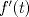 TEX: $f'(t)$