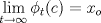TEX: <br />\begin{center}<br />$$\lim_{t\rightarrow \infty} \phi_t ©=x_o$$<br />\end{center}<br />