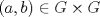 TEX: $(a,b)\in G \times G$