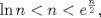 TEX: $\ln n<n<e^{\frac n2},$