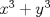 TEX: $x^{3}+y^{3}$