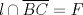 TEX: $l\cap \overline {BC}=F$