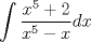 TEX: $$\int {\frac{{x^5  + 2}}{{x^5  - x}}dx}$$