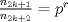 TEX: $\frac {n_{2k+1}}{n_{2k+2}}=p^r$