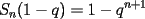 TEX: S_n(1-q)=1-q^{n+1}