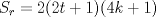 TEX: $S_r=2(2t+1)(4k+1)$