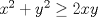 TEX: $x^2+y^2\ge 2xy$